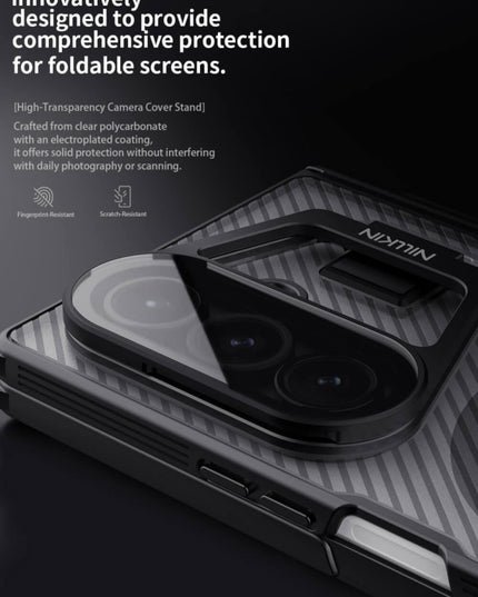 Maska za Samsung F966B Galaxy Z Fold 7 crna (with pen) Nillkin CamShield Prop Magnetic