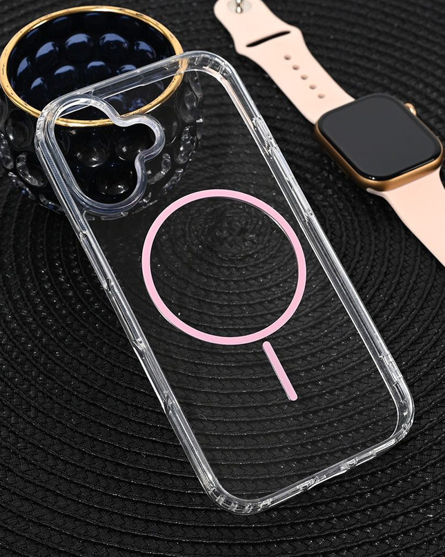 Maska Magsafe Color Line za iPhone 17 6.3 roze