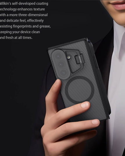 Maska za Samsung F966B Galaxy Z Fold 7 crna (with pen) Nillkin CamShield Prop Magnetic