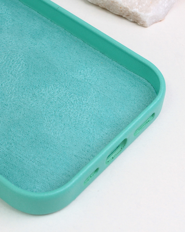 Torbica Beautiful Shine Leather iPhone 14 Plus 6.7 mint