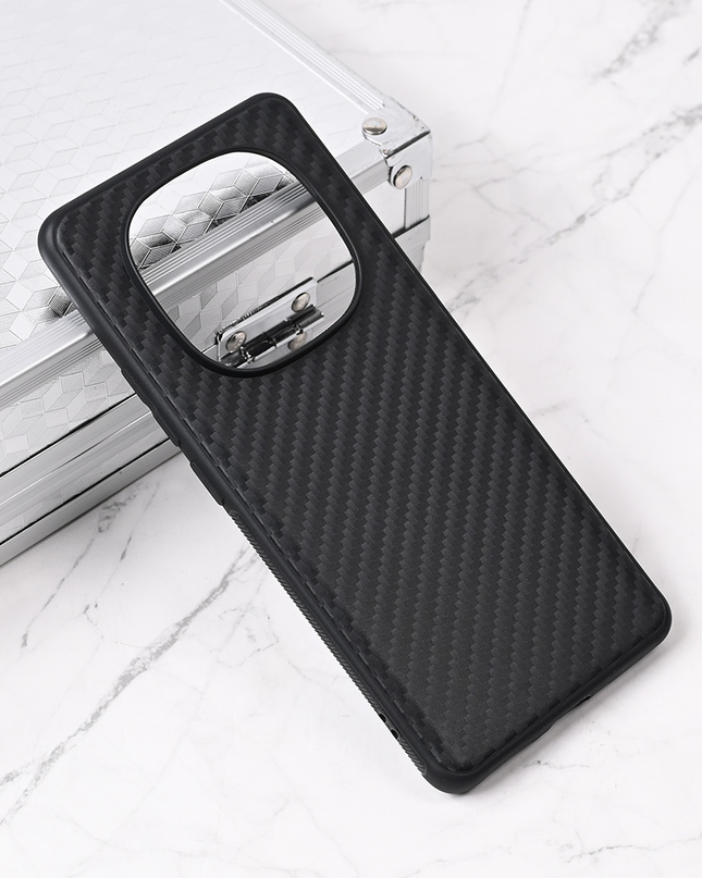 Torbica Carbon fiber za Xiaomi Redmi Note 14 Pro Plus (EU) crna