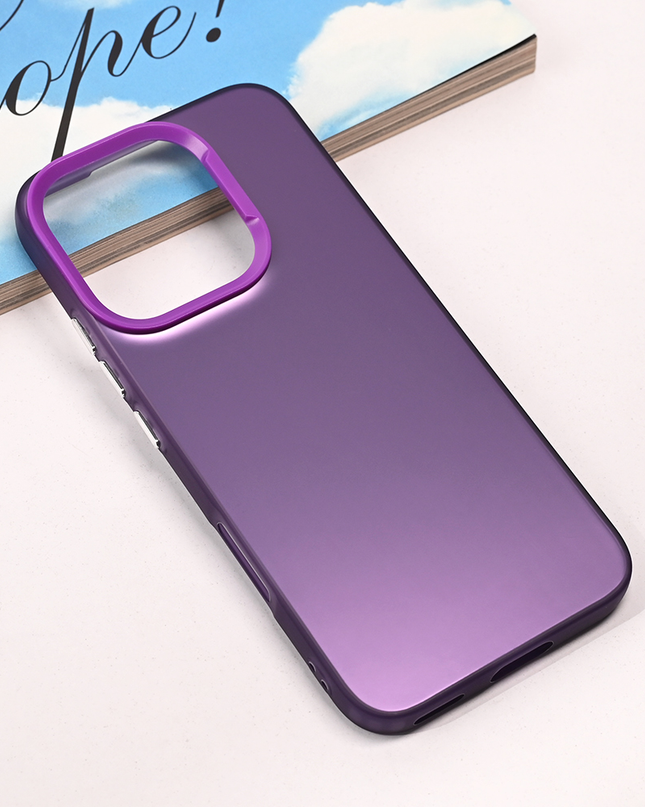 Maska za Honor 400 Lite Clear ljubicasta