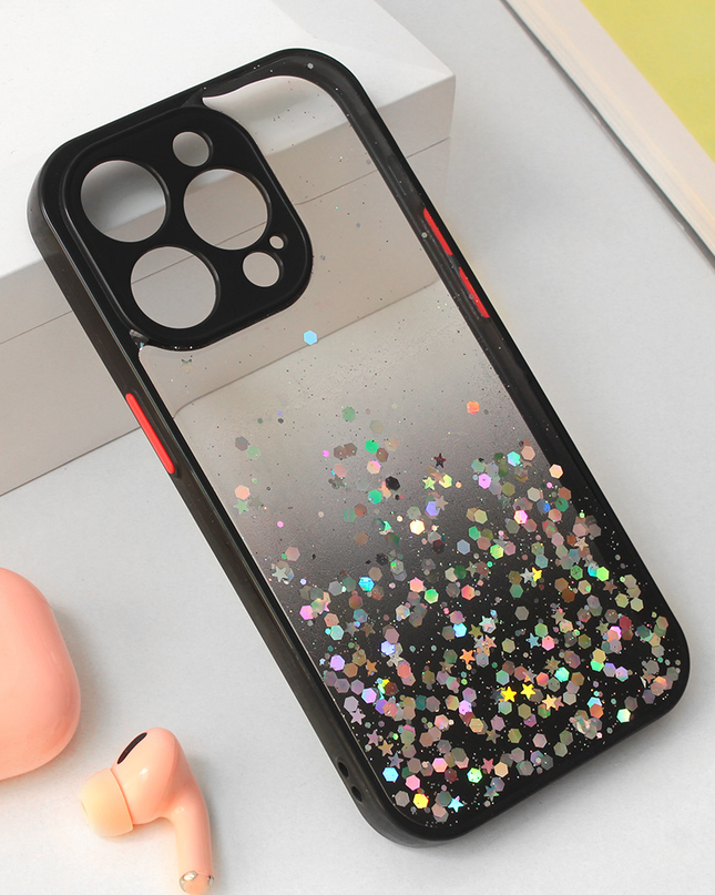 Torbica Frame Glitter za iPhone 15 Pro 6.1