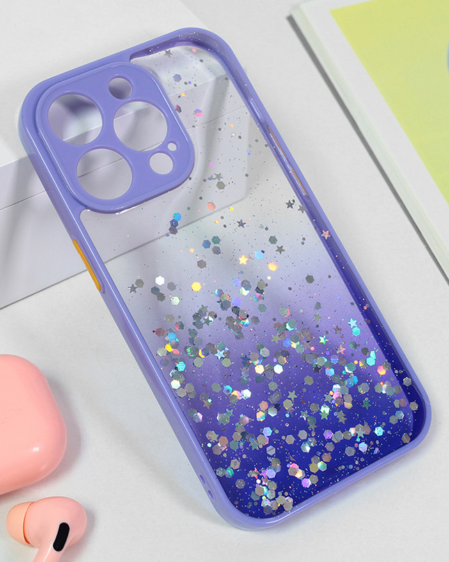 Torbica Frame Glitter za iPhone 15 Pro 6.1