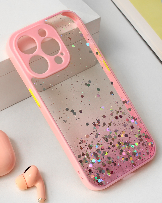 Torbica Frame Glitter za iPhone 15 Pro 6.1