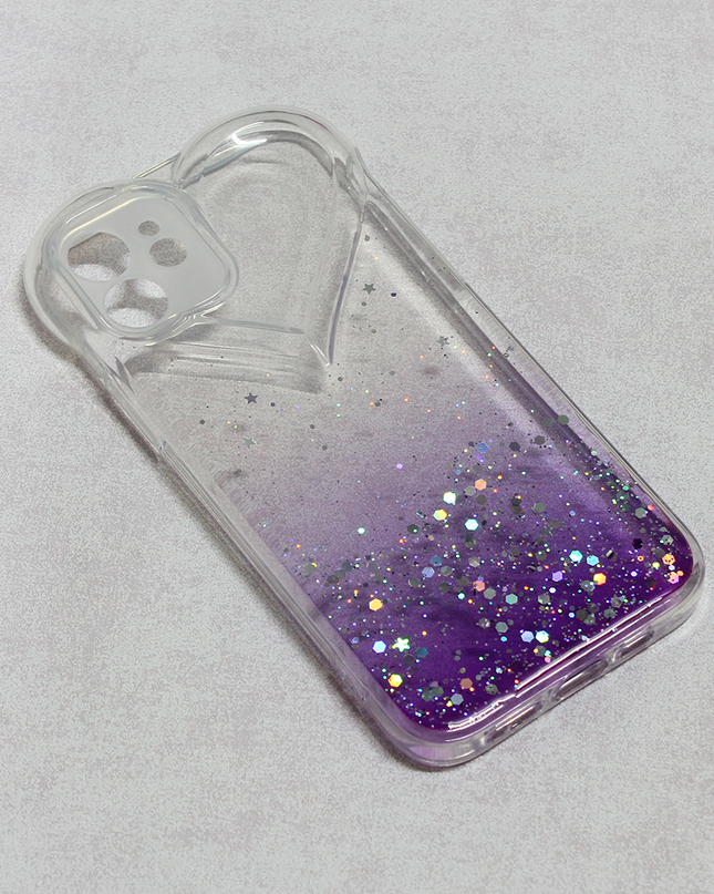Torbica Heart Glitter za iPhone 12 6.1