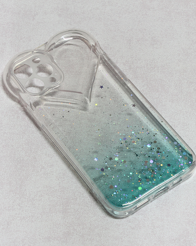 Torbica Heart Glitter za iPhone 12 Pro 6.1