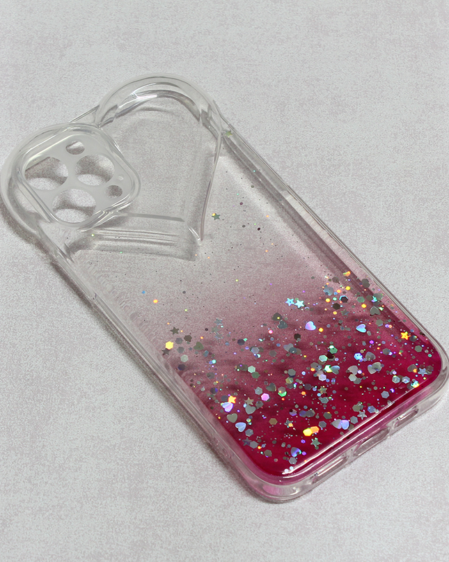Torbica Heart Glitter za iPhone 12 Pro 6.1