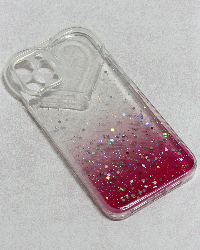 Torbica Heart Glitter za iPhone 12 Pro Max 6.7