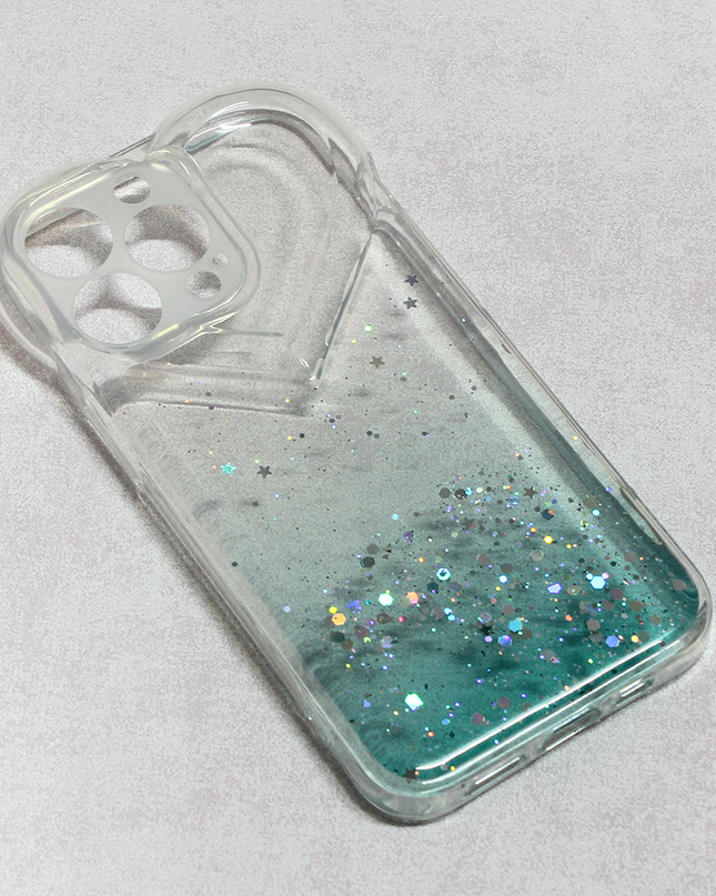 Torbica Heart Glitter za iPhone 13 Pro 6.1