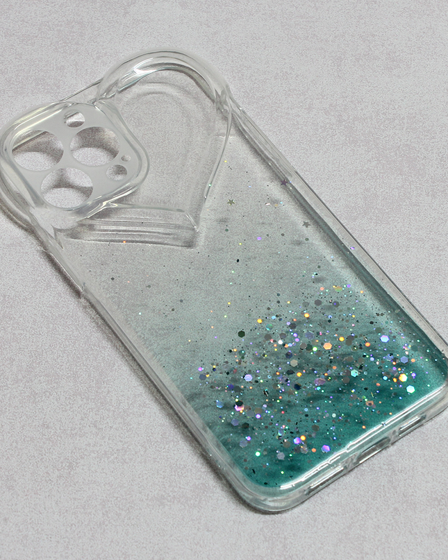 Torbica Heart Glitter za iPhone 13 Pro Max 6.7