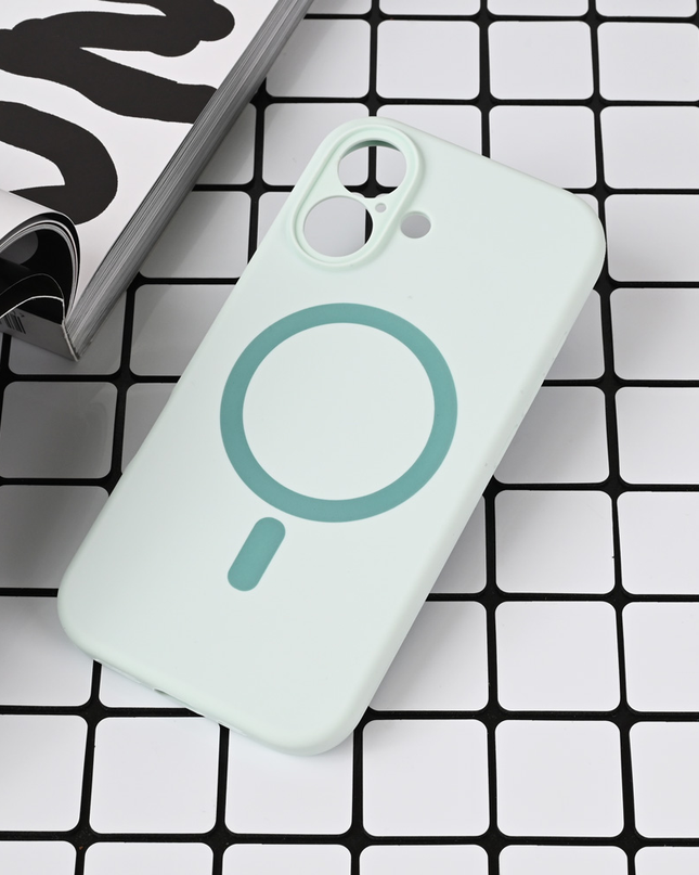 Torbica Magsafe Pure color za iPhone 16 6.1 mint