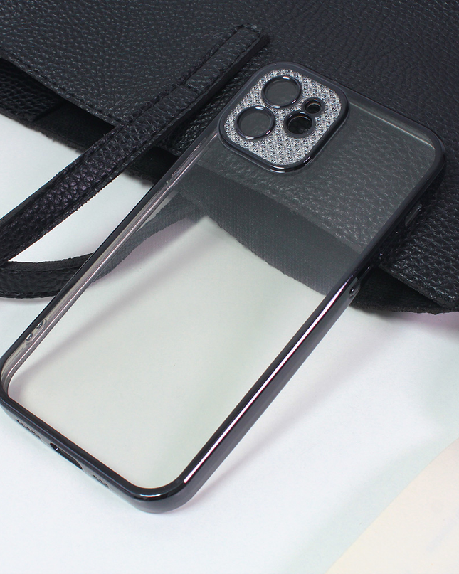 Torbica Silikon Camera Diamond iPhone 12 6.1