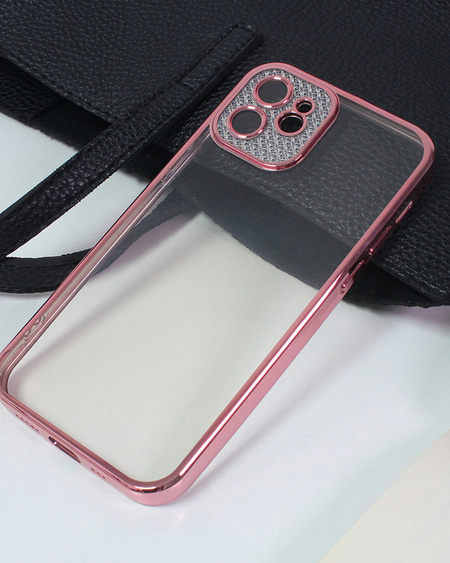 Torbica Silikon Camera Diamond iPhone 12 6.1