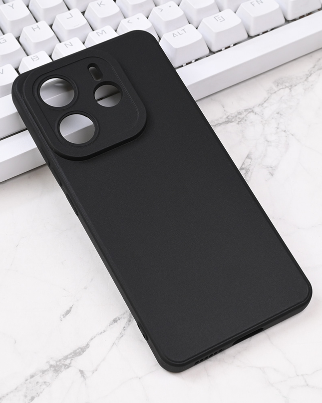 Torbica Silikon Pro Camera za Xiaomi Redmi Note 14 5G crna