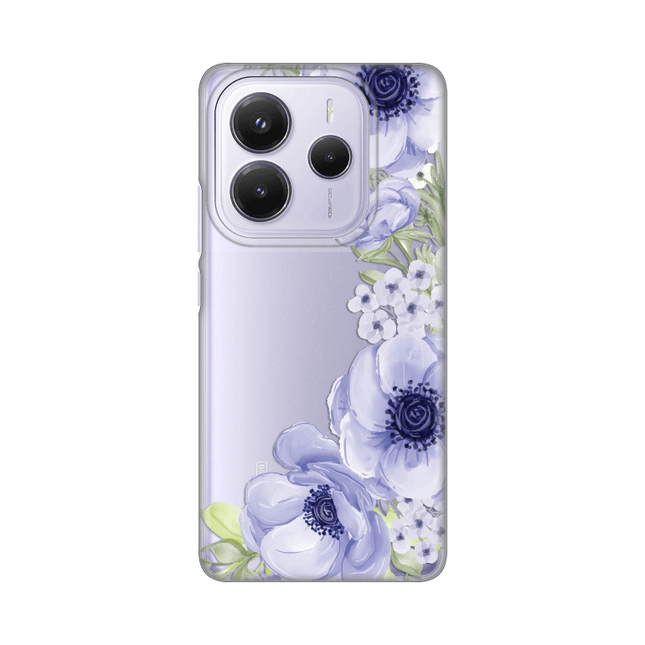 Torbica Silikonska Print Skin za Xiaomi Redmi Note 14 5G Blue Roses