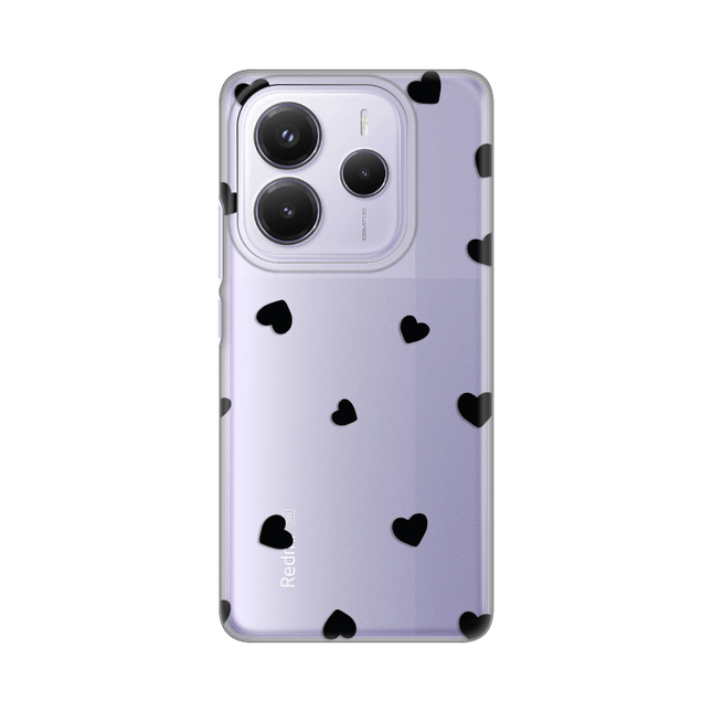 Torbica Silikonska Print Skin za Xiaomi Redmi Note 14 5G Hearts