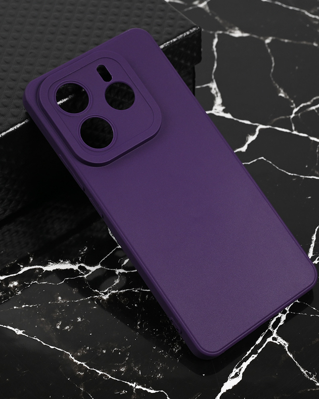 Torbica Teracell Giulietta za Xiaomi Redmi Note 14 5G mat tamno ljubicasta