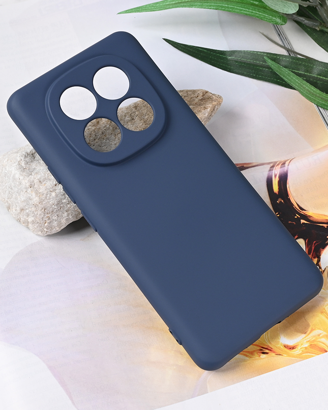 Torbica Teracell Soft Velvet za Xiaomi Redmi Note 14 Pro Plus tamno plava