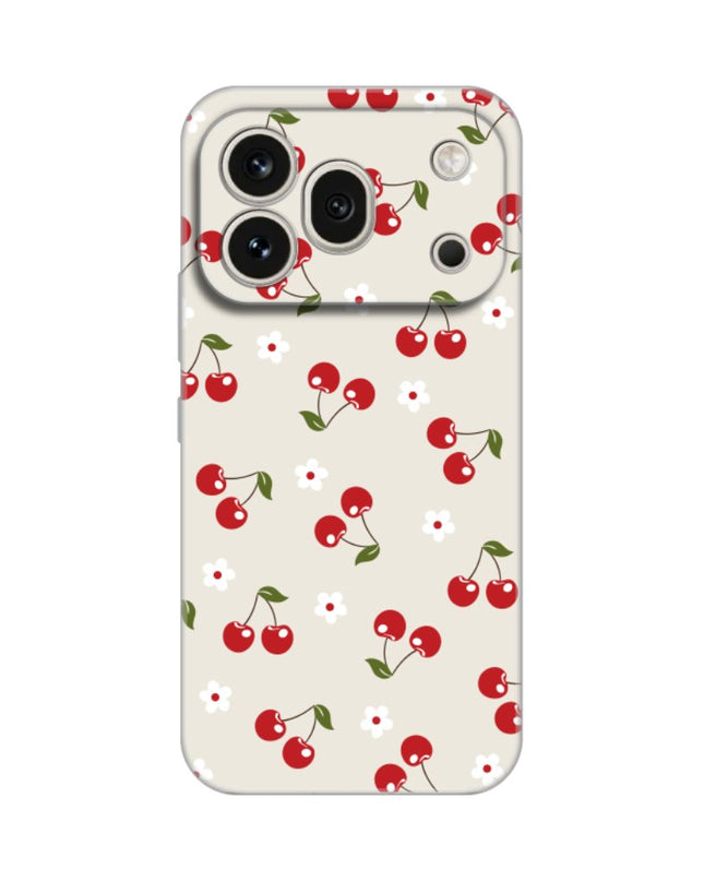 Maska za Honor 600 Pro Cherry and Flowers Silikonska Print