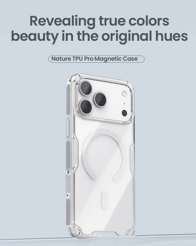Maska za iPhone 17 Pro Max 6.9 transparent Nillkin Nature Pro Magnetic