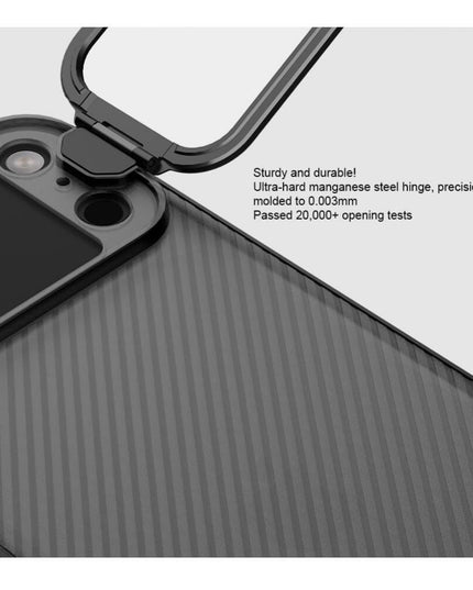 Maska za iPhone 17 Pro Max 6.9 crna (transparent kamera) Nillkin CamShield Prop