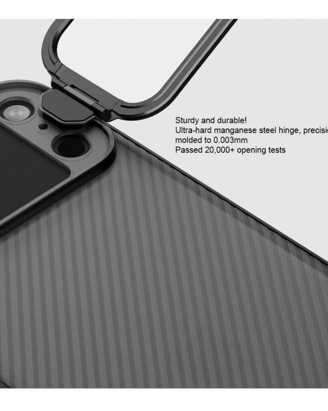 Maska za iPhone 17 Pro Max 6.9 crna (transparent kamera) Nillkin CamShield Prop