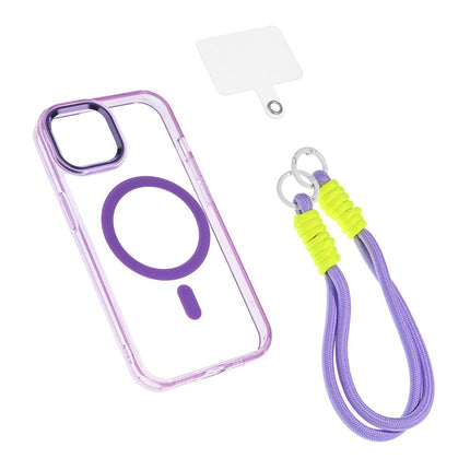 Maska za iPhone 13/14 6.1 ljubicasta Magsafe Loop