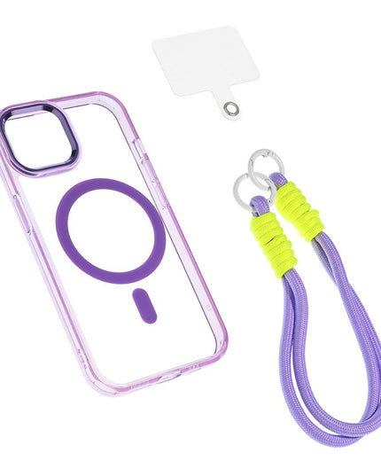 Maska za iPhone 13/14 6.1 ljubicasta Magsafe Loop
