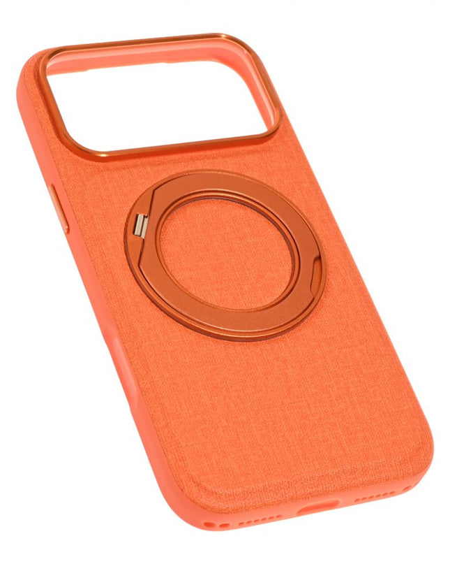 Maska za iPhone 17 Pro Max/18 Pro Max 6.9 Magsafe Textile narandžasta