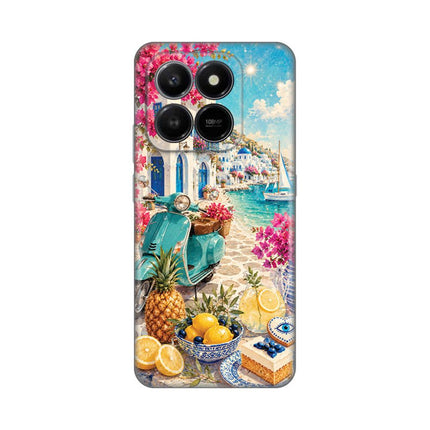 Maska za Honor X7d 4G/400 Smart 5G Summer in Greece Silikonska Print Skin