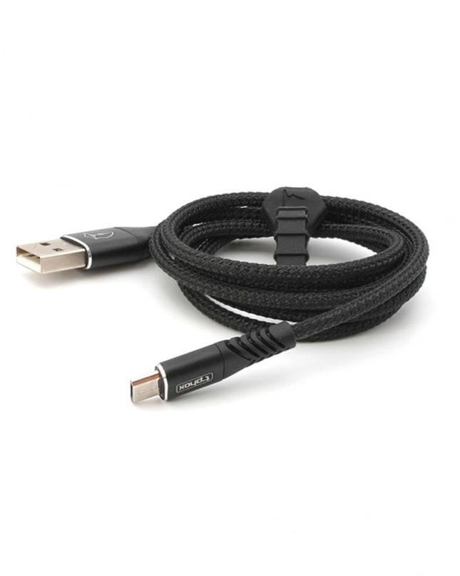 Data kabl T-phox Jagger T-M814 Micro USB 2.4A crni 1m
