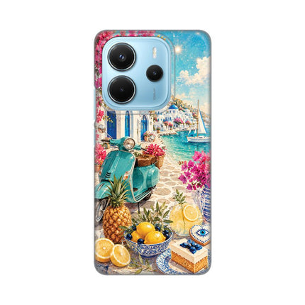 Maska za Xiaomi Redmi Note 14 4G (SRB) Summer in Greece Silikonska Print Skin