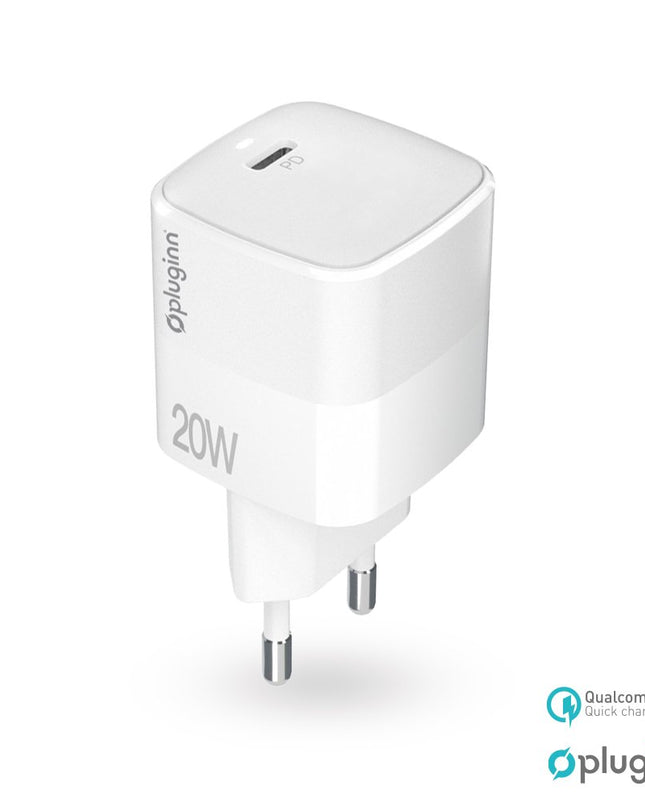 Kucni punjac Pluginn PI-D61S, PD3.0, PPS, 20W beli CE