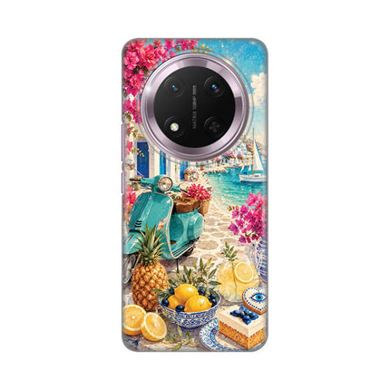 Maska za Honor Magic 7 Lite Summer in Greece Silikonska Print Skin