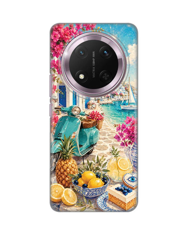 Maska za Honor Magic 7 Lite Summer in Greece Silikonska Print Skin