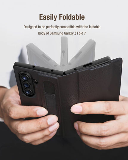 Maska za Samsung F966B Galaxy Z Fold 7 crna Nillkin Aoge