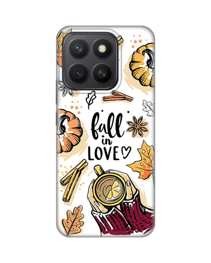 Maska za Honor X8c Fall in Love Silikonska Print