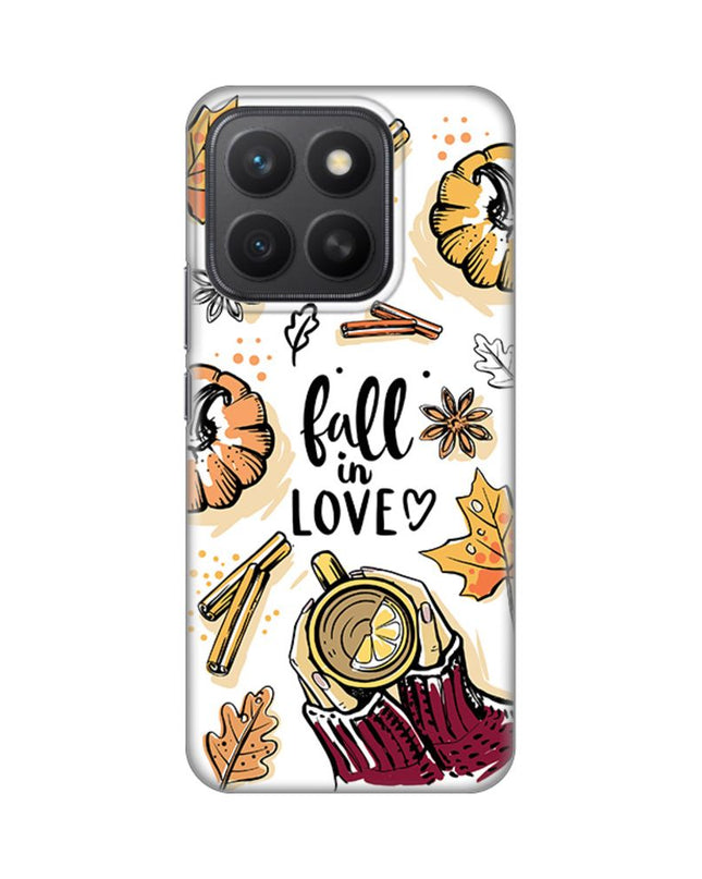 Maska za Honor X8c Fall in Love Silikonska Print
