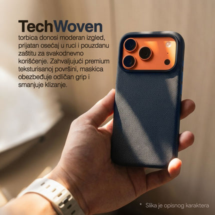Maska za iPhone 17 Pro Max 6.9 zelena Magsafe TechWoven