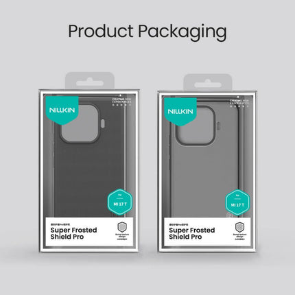 Maska za Xiaomi 17T crna Nillkin Scrub Pro