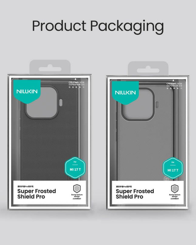 Maska za Xiaomi 17T crna Nillkin Scrub Pro