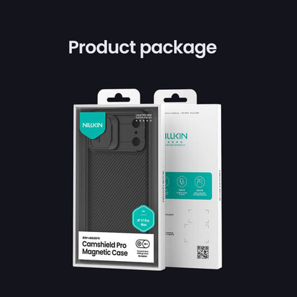 Maska za iPhone 17 Pro Max 6.9 crna Nillkin CamShield Pro Magnetic