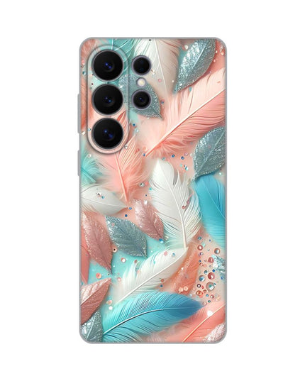 Maska za Samsung S948B Galaxy S26 Ultra Pastel Feathers Silikonska Print
