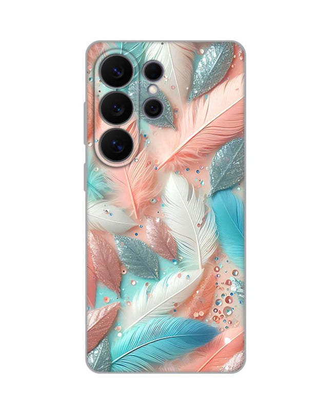 Maska za Samsung S948B Galaxy S26 Ultra Pastel Feathers Silikonska Print