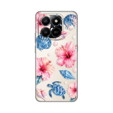 Maska za Honor X7d 4G/400 Smart 5G Hibiscus Sea Silikonska Print Skin
