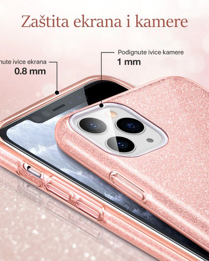 Maska za Xiaomi Redmi 10C srebrna Crystal Dust