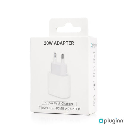Kucni Punjac Pluginn AJ-20 A2347 EMC3621 PD Fast 20W za iPhone 11-14 beli CE
