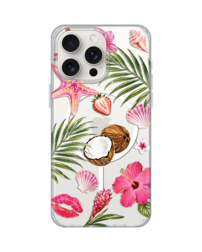 Maska za iPhone 15 Pro Max 6.7 Coconut Paradise Print Magsafe