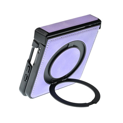 Maska za Samsung F776B Galaxy Z Flip 8 ljubicasta Hanman Magsafe Stand ORG